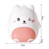 Cartoon Bear Medicine Box 5 Grids Moisture Proof Mini Pill Organizer Partition Design Compact Size Drug Storage Case for Travel