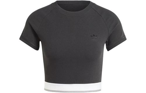 

adidas originals Tape Waistband Tee Black IT9771 XS чёрный