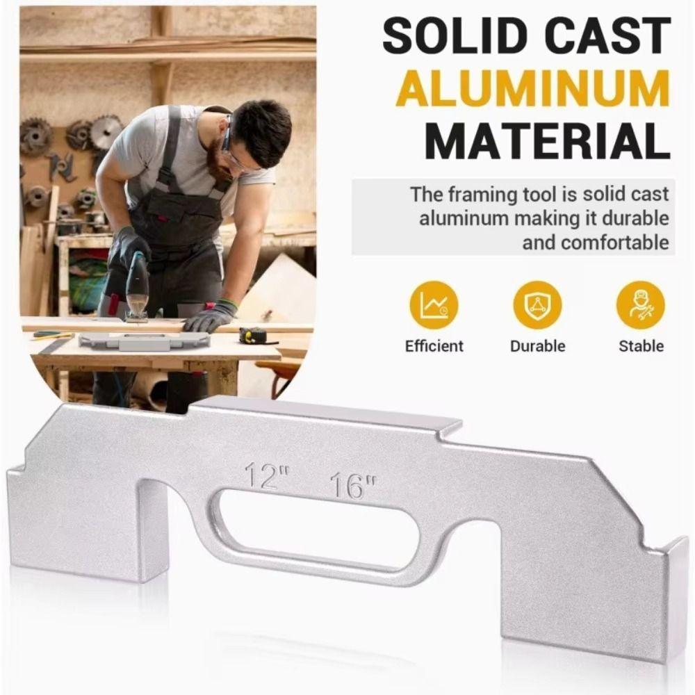 12-16 Inch Framing Spacing Positioning Jig Center Stud Layout Stud Frame Spacing Tool  Framing Tool