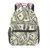 Amerikanischer Dollar Geld Grafik_4 (1) Outdoor Sport Rucksack, Reise Rucksack, Verstellbarer Bequemer Schultergurt Sportlicher Rucksac