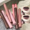 Herorange Labial Mate Labial Rojo Mate Sexy Cosmético Brillo de Labios Impermeable Taza Antiadherente Lápiz Labial Nude Maquillaje Coreano