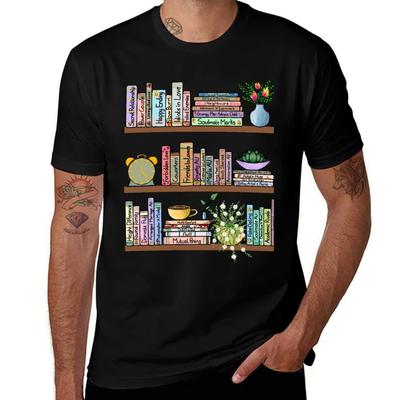 Fanfic Bookshelf  TShirt Work Style Casual TShirt