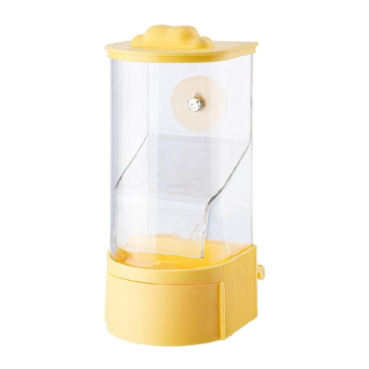 Plastic Parrots Food Holder Automatic Bird Feeder Hanging food Dispenser for Bird Cage Minimizing Waste for Small Birds