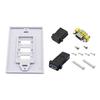 DOONJIEY USB+HDMI-compatible+VGA Ports Full High Clarity 1080P Audio Video Wall Plate Panel Faceplate