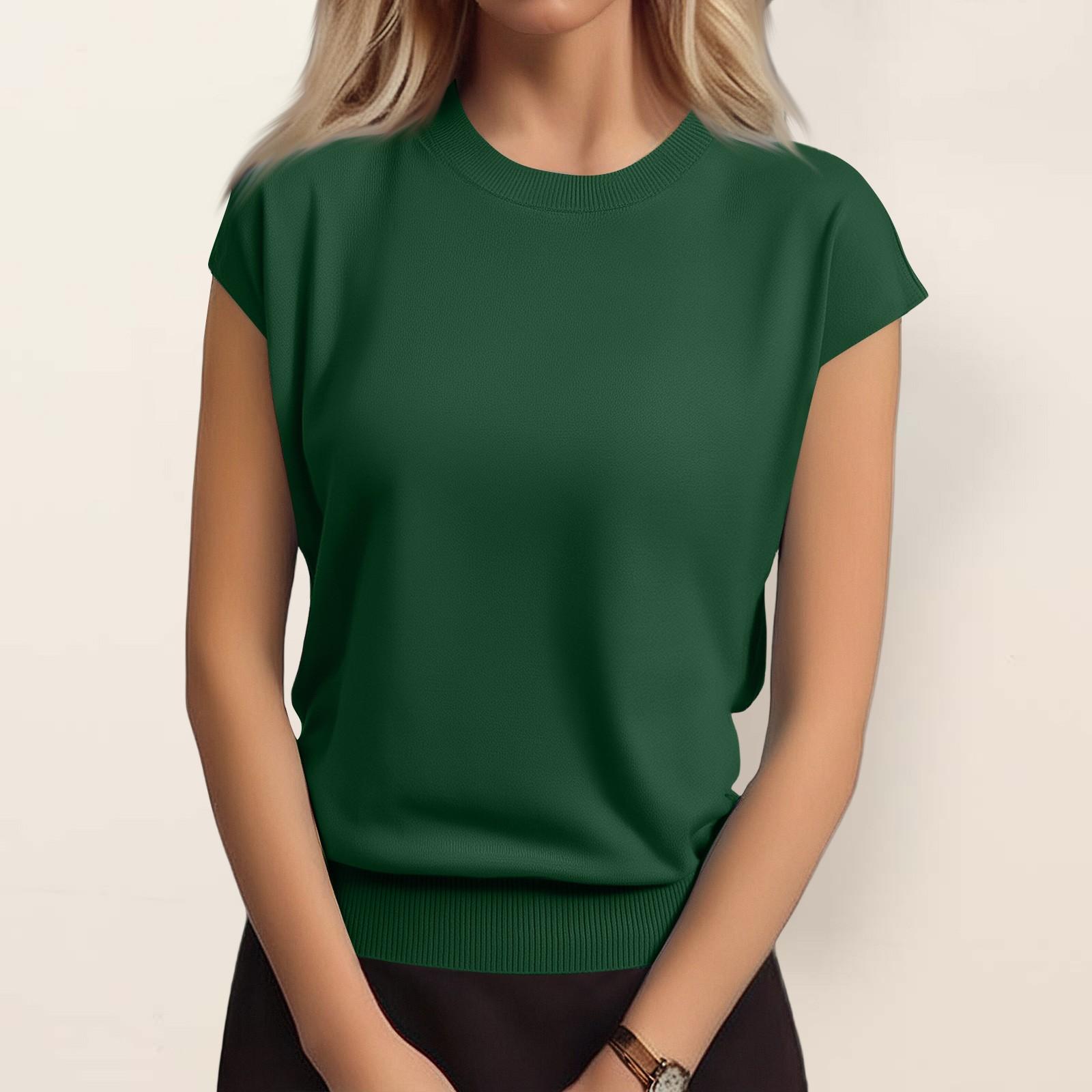 

Футболки для женщин, модные трикотажные свитера с круглым вырезом, свободная рубашка, футболка One Size