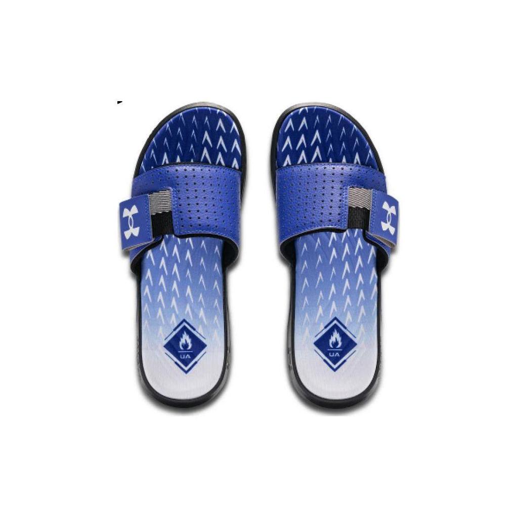 Under Armour Comfortable Versatile Slide Sandals Unisex Footwear Blue 3027252-400