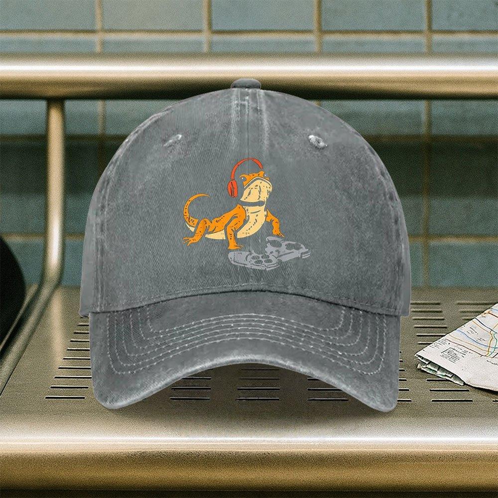Casual Lizard Baseball Cap Stretch Fit Anime Theme Ideal for Running Fitness and Everyday Wear Perfect Gift for Family a