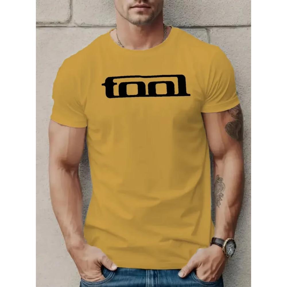 Tool Printed T-Shirt Men's Cotton T-Shirt Summer Casual Short Sleeve TShirts Fashion Loose O Neck streetwear Oversized Tees