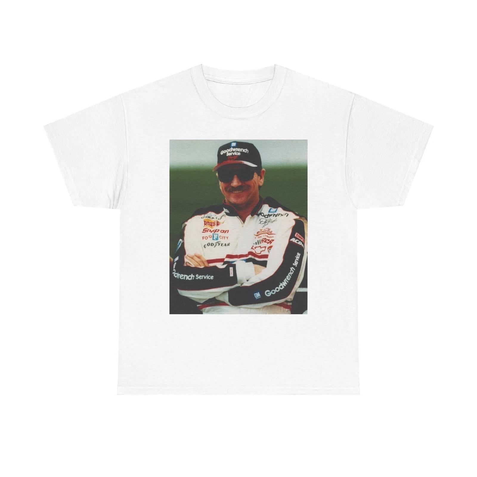 Men s and Women s T-shirts Dale Earnhardt Vintage Nascar 90s Racing Graphic Retro Unisex Heavy Cotton Tee S