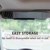 Anti glare polarized car sun visor extension, blocking stray light, reducing snow blindness and ultraviolet rays, easy to install on all vehicles
