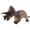 Jucărie Dinozaur Mare din Cauciuc Moale Umplut cu Bumbac Simulat cu Efect Sonor Mutant Dragon Triceratops Model Animal Ornament Colecție