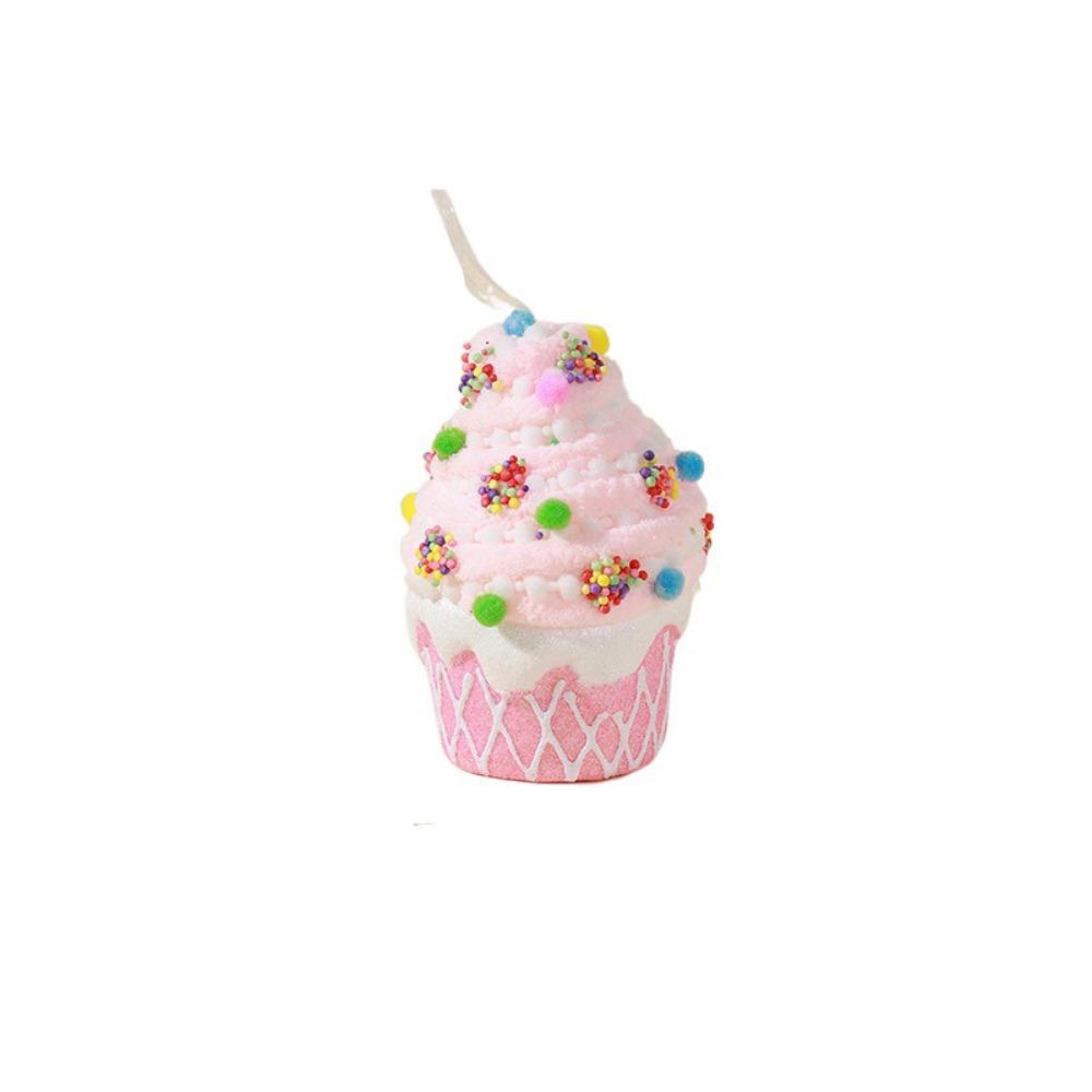 Multicolor Christmas Decorations Foam Ice Cream Christmas Tree Embellishment Festival Cartoon Candy House Hanging Pendants