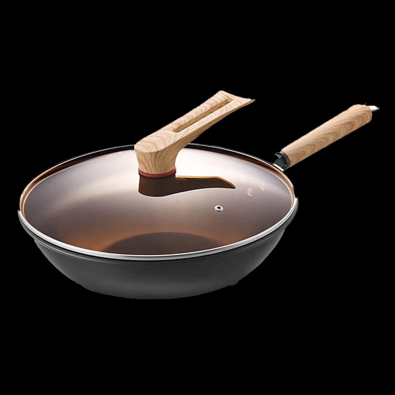 Kombach 32cm Uncoated Fine Iron Wok 32cm