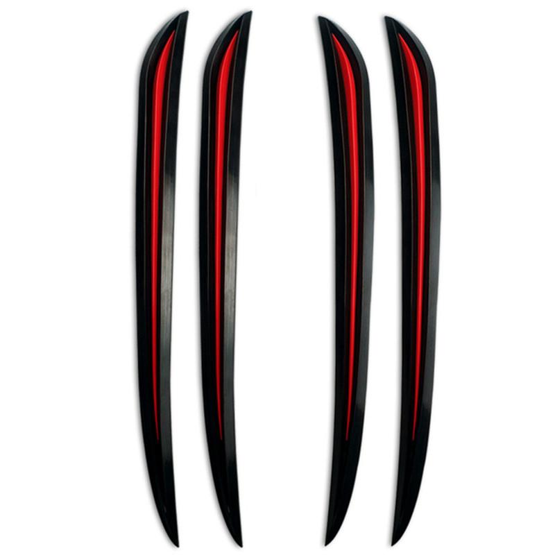 Car Bumper Protector Corner Guard Scratch Strip PVC Universal Car Fender Sticker Front Rear Bumper Protection Adhesive
