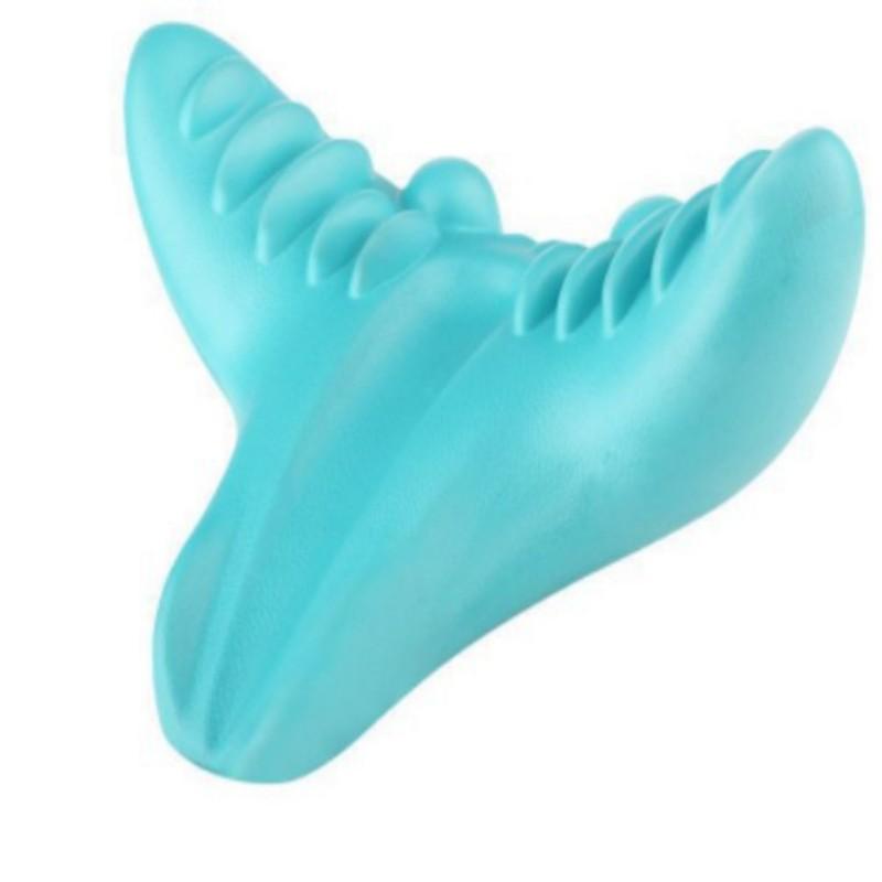 

Подушка-вытяжитель для шеи, облегчение боли в шейном отделе, массаж, расслабление мышц зелёный