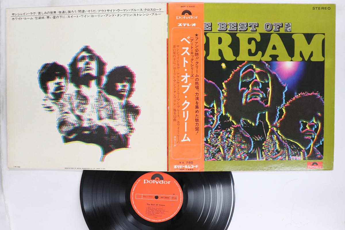 LP Record CREAM  Best Of Cream MP1445 POLYDOR 1969 Japan Obi Rock Used