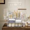 Schicke Transparente Kosmetik-Organizer-Box - Staubdichte Aufbewahrung für Hautpflege, Lippenstifte und Make-up