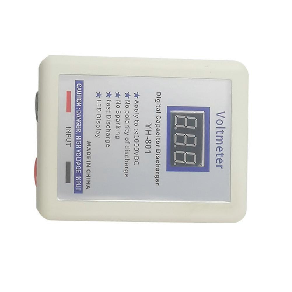 Digital Capacitor 800V Voltage Tester Fast Discharger High Volt Discharging Tool Electronic Repair Display Matenance B