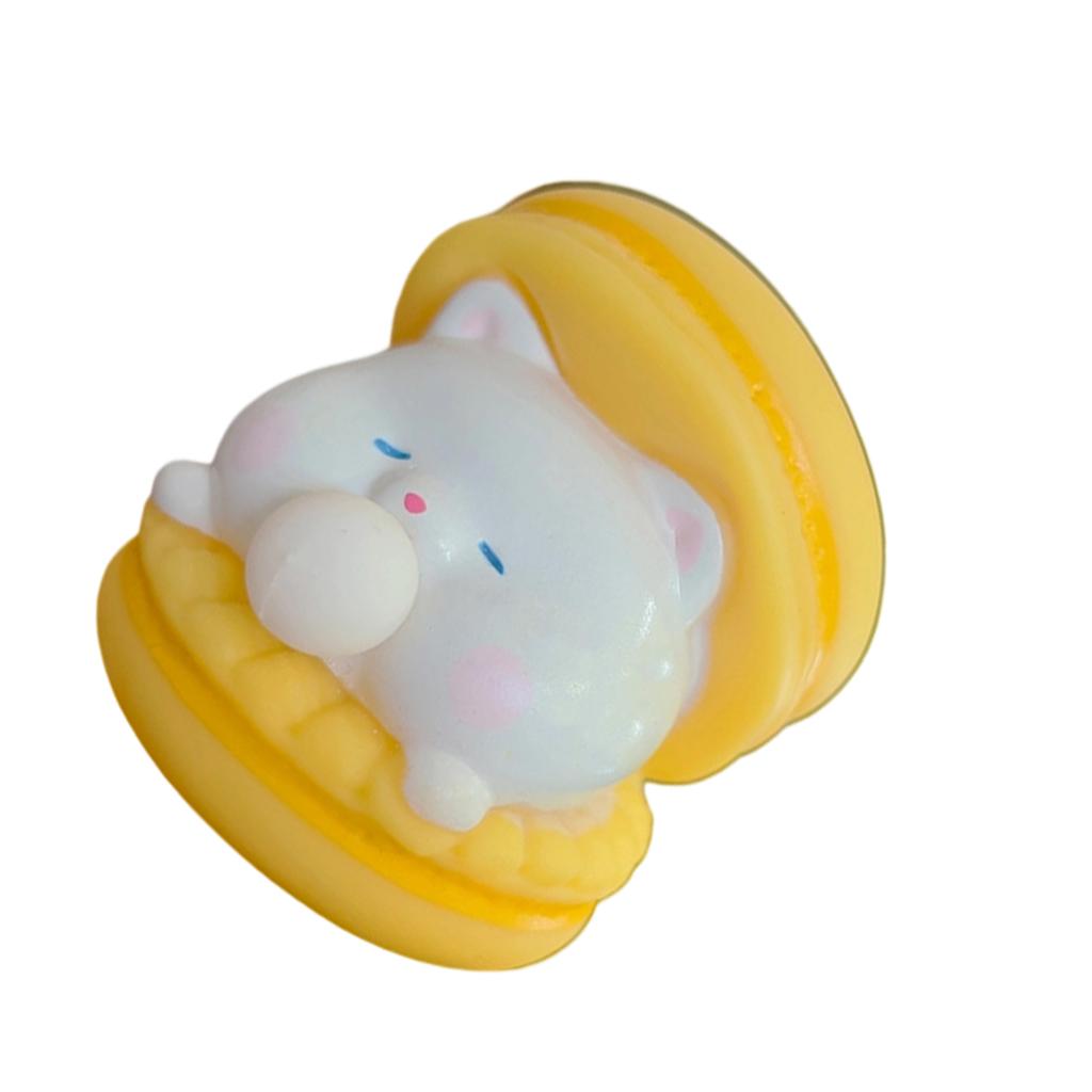 Cartoon Macaron Bubble Hamburger Squeeze Toy Stress Relief Sensory Fidget Office Desk Decors Gift