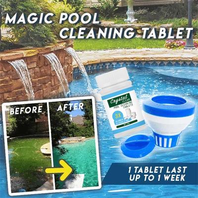 Tablet para limpeza de piscina protege eficazmente contra Blgae e outros organismos