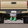 Funny Check Out My Balls Christmas Hitch Cover Novelty 3D Truck Trailer Hitch Cover Shaking Christmas Ball Decoration Gag Gifts for 2 X 2-inch Square