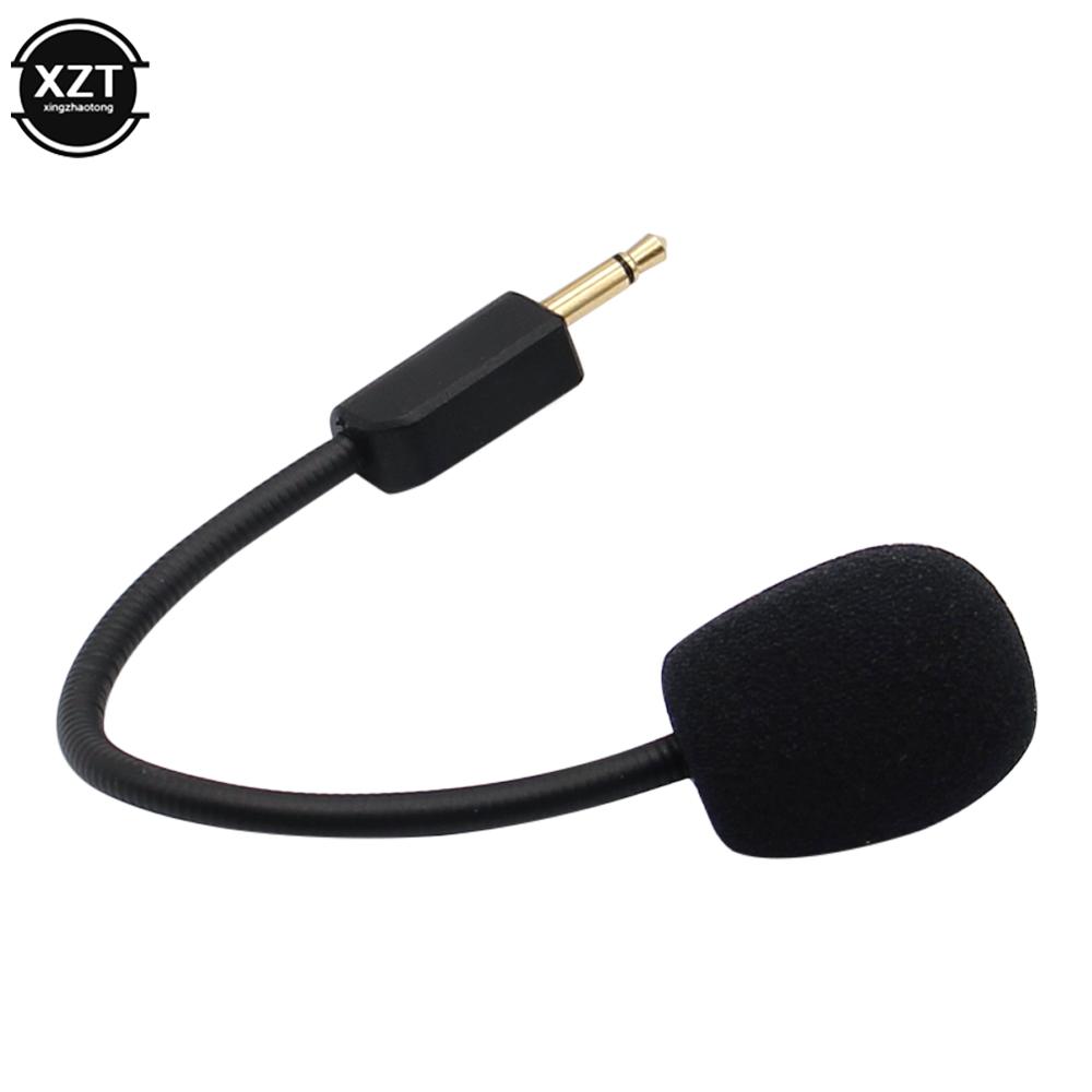 Mic Replacement for Razer BlackShark V2 and V2 Pro ES Wireless Headset 3.5mm Detachable Boom Microphone with Foam