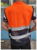 High-Visibility Reflective Mesh Vest for Construction and Night Cycling