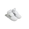 Adidas Hoops MID 3.0 AC Synthetic Leather Abrasion Resistant High top Skateboard Shoes White Infant And Toddler HP2660