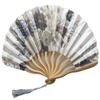 Golden Folding Fan - Classical Chinese Style for Dancing, Portable and Elegant In Design