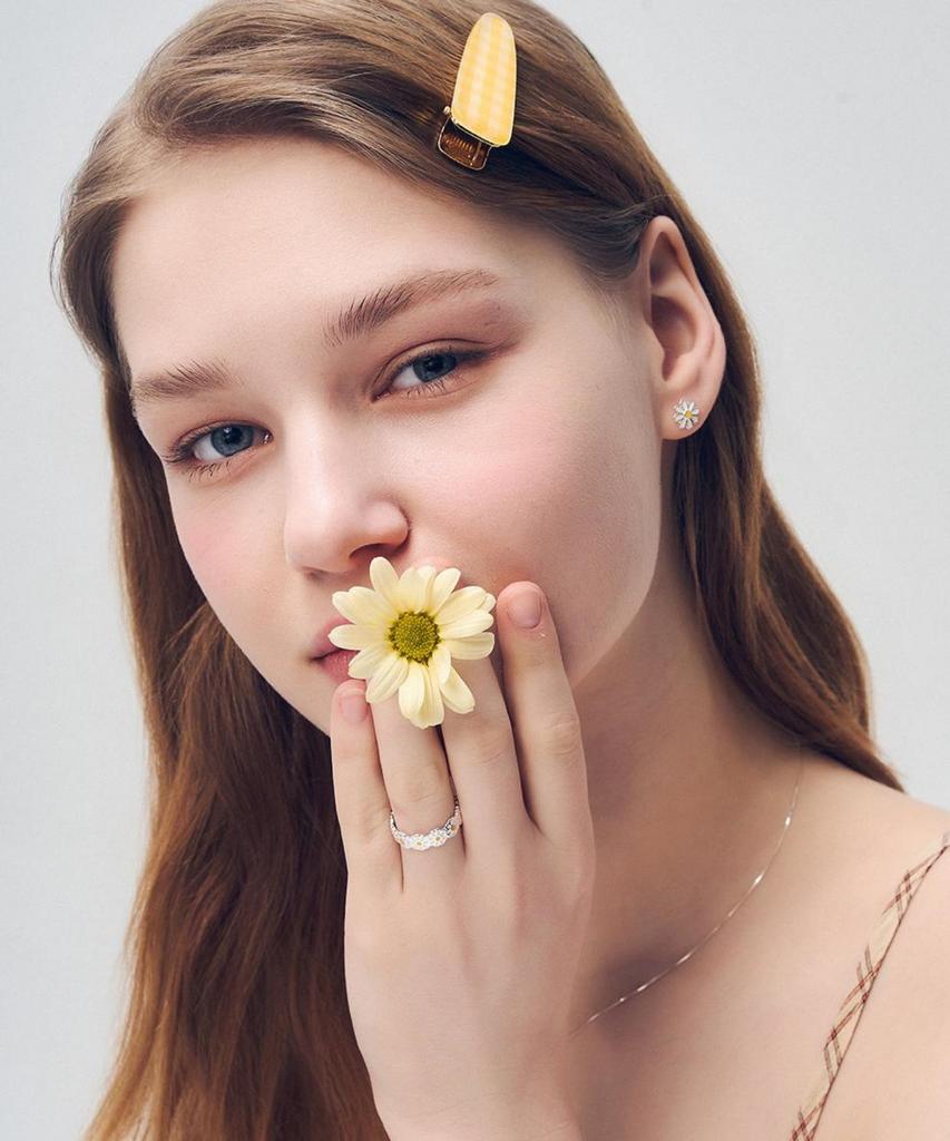 Dana Burton [925 Silver] Sunny Daisy Open Ring