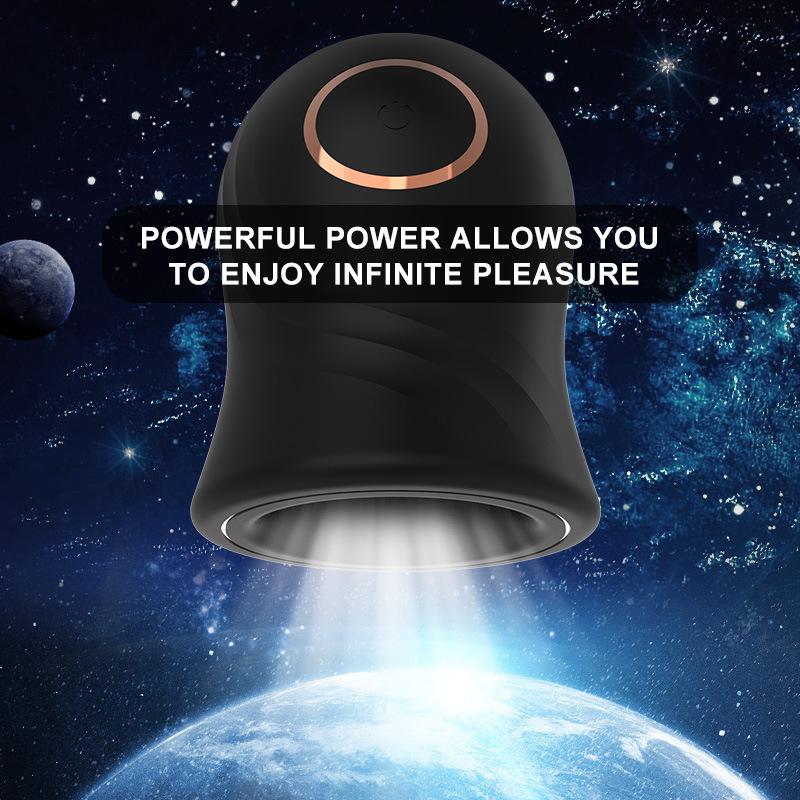 Male Masturbator Glans Massage Vibrating Exerciser Automatic Strong Vibration Electric Training Oral Sex Cup