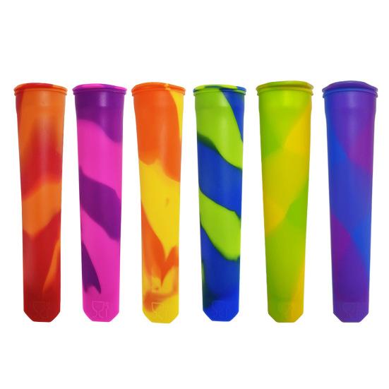 Silicone Popsicle Molds Reusable Ice Cream Mold with Leak-Proof Covers DIY Homemade Tools Summer Party Supplies