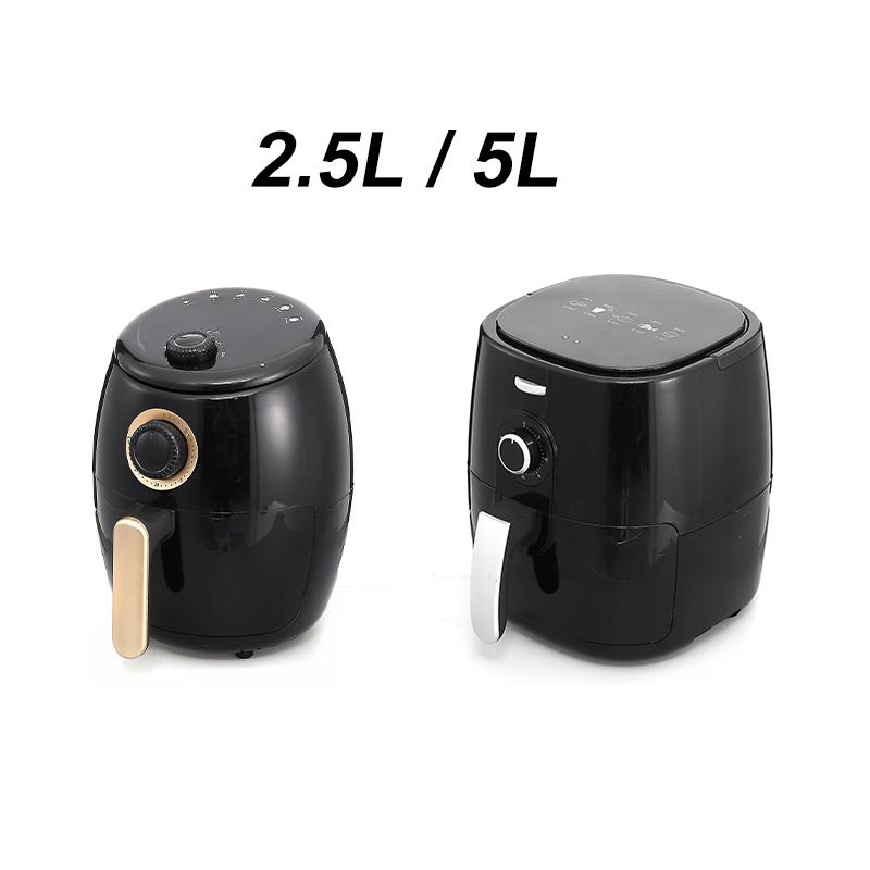 1350W Electric Deep Airfryer 5L Multifunction Air Fryer Chicken Oil Free Air Fryer Health Fryer Pizza Cooker Digital Thermostat