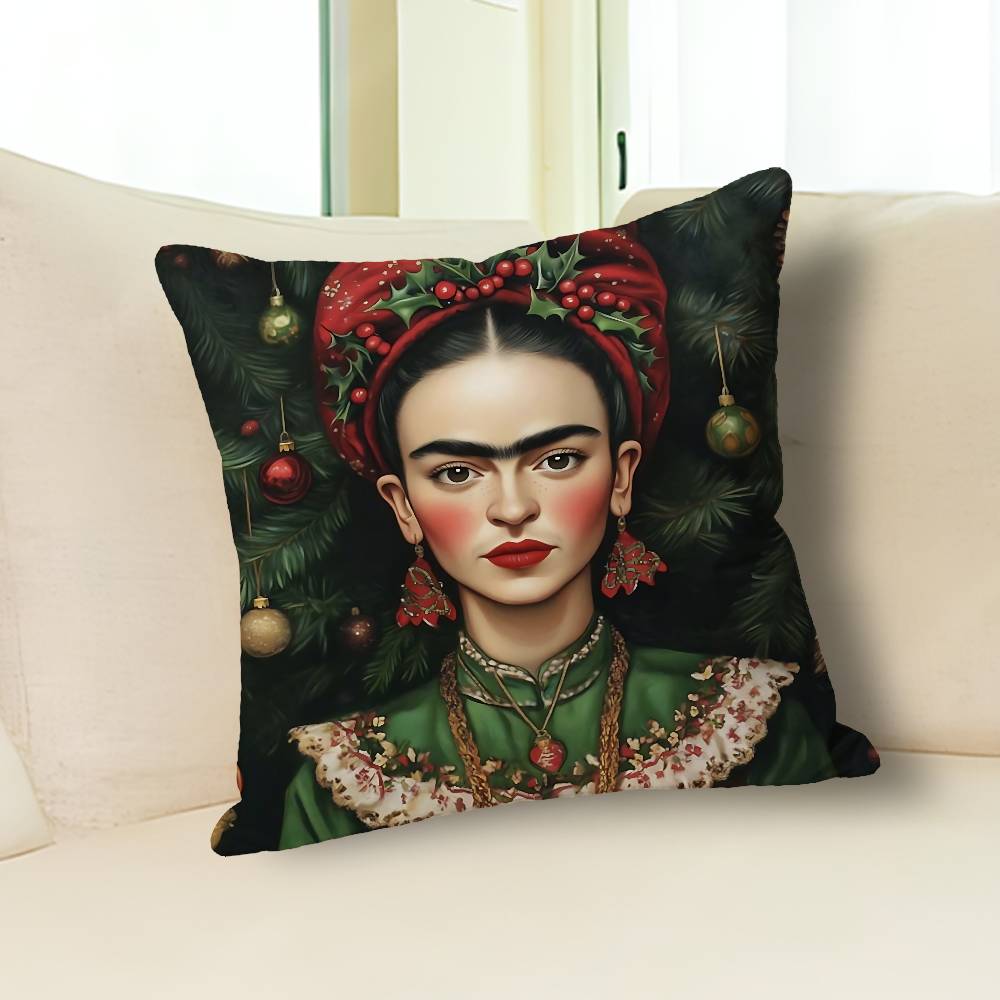 Fashion F-FridaS-S K-Kahlos Various Sizes Square Pillow Case For Car Home Bedchamber Decor Custom Valentine Gift