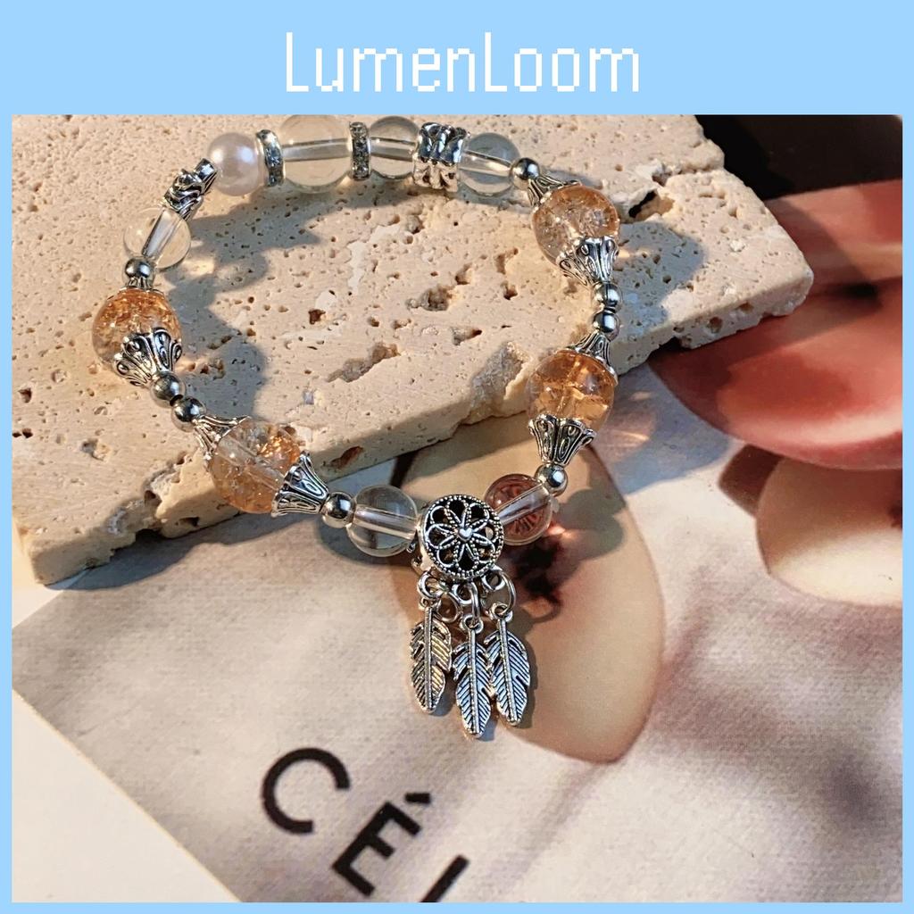 Lotus Geometric Chic Bracelet For Women Handcrafted Beads Stylish Alloy Jewelry