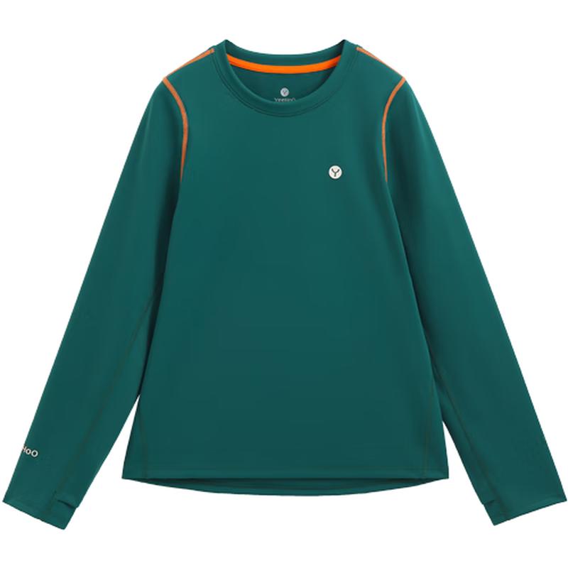 YEEHOO Unisex Kids  Long Sleeve Sports T-Shirt - Moisture-Wicking 5A Antibacterial 165