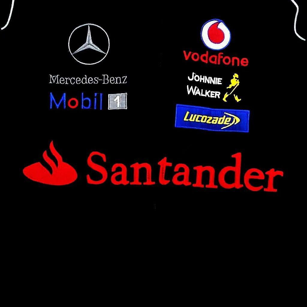 Amerikanischer Retro F1 Rennanzug: Bestickte Motorradjacke