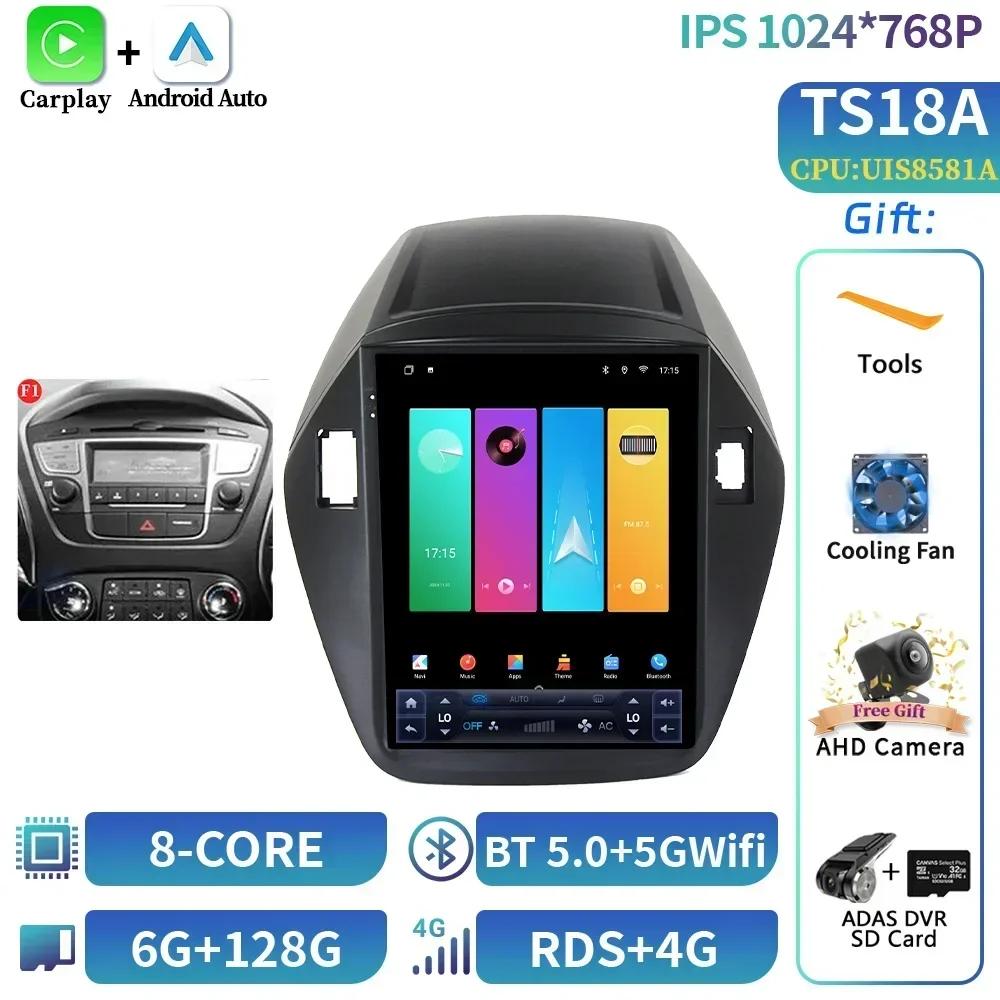 9.7" For Hyundai Tucson IX35 2009-2015 Car Radio Multimedia Navigation Wireless CarPlay 4G GPS Central Android Multimedia Screen