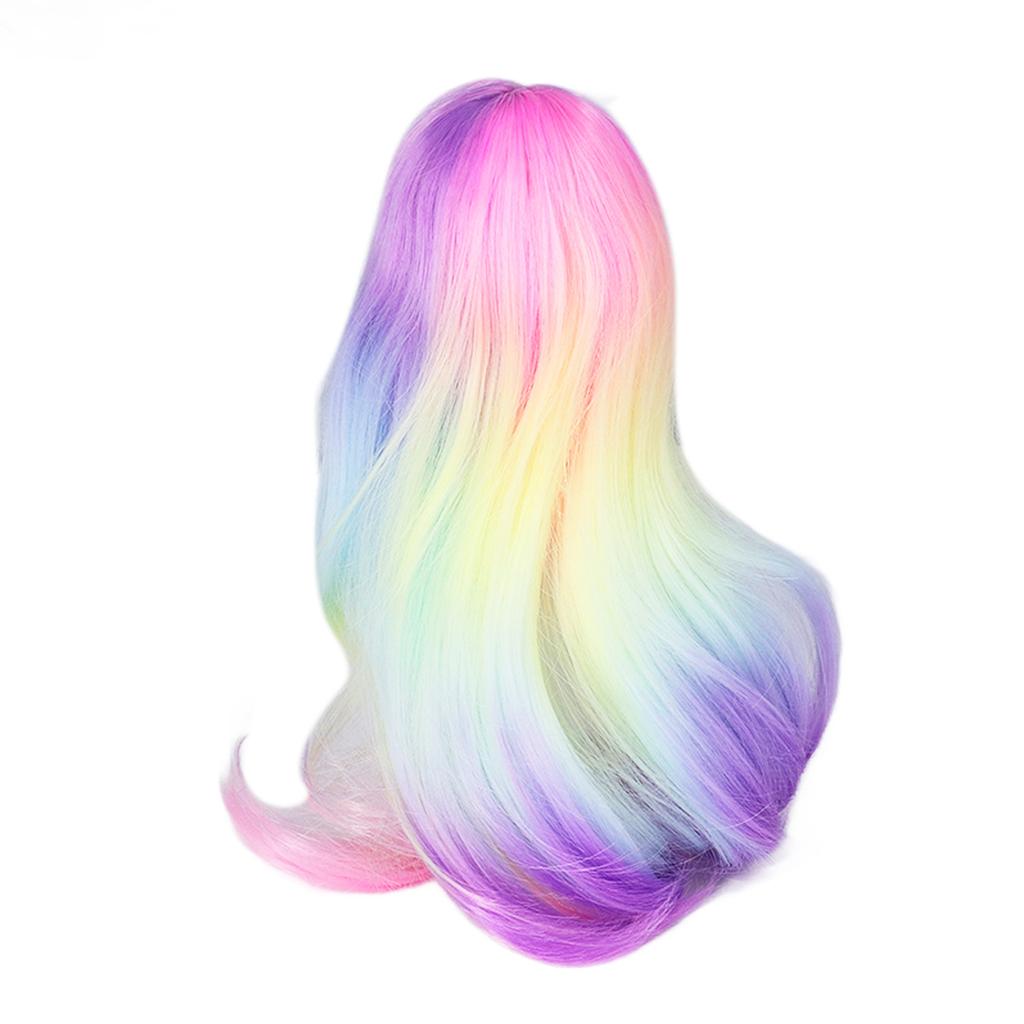Joint Doll Wig Gradient Color High Simulation Soft Supple 1:3 Doll Wig for 21‑24cm Head Circumference Dolls