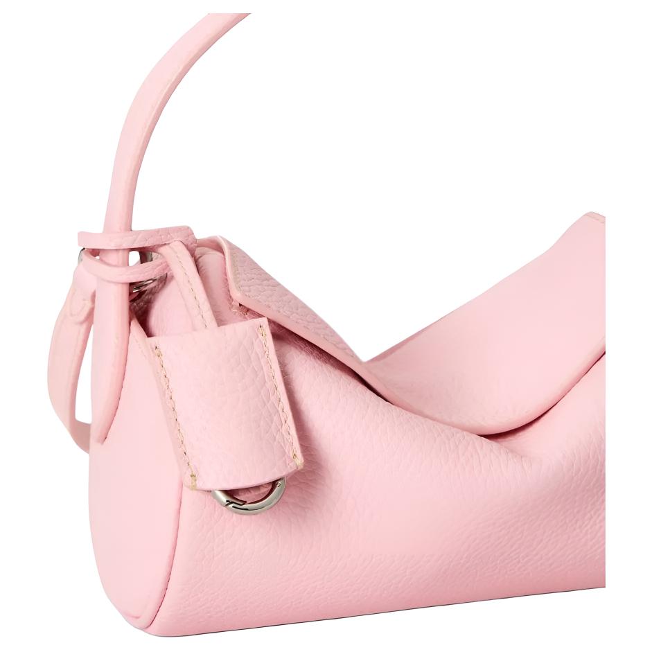 Polo Ralph Lauren Polo Play Brand Embossed Leather Tote Bag Small Women tote bags Pink WAPOBAG03920011