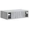 Wall Mounted Side Table Grey Sonoma 59 x 34.5 x 17 cm