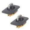 Für 1998-2014 F150 1999-2013 GM 1995-2008 RAM Zurrösen Einziehbar Ladeflächen-Oberseite Seiten-D-Ringe Abschleppstangen