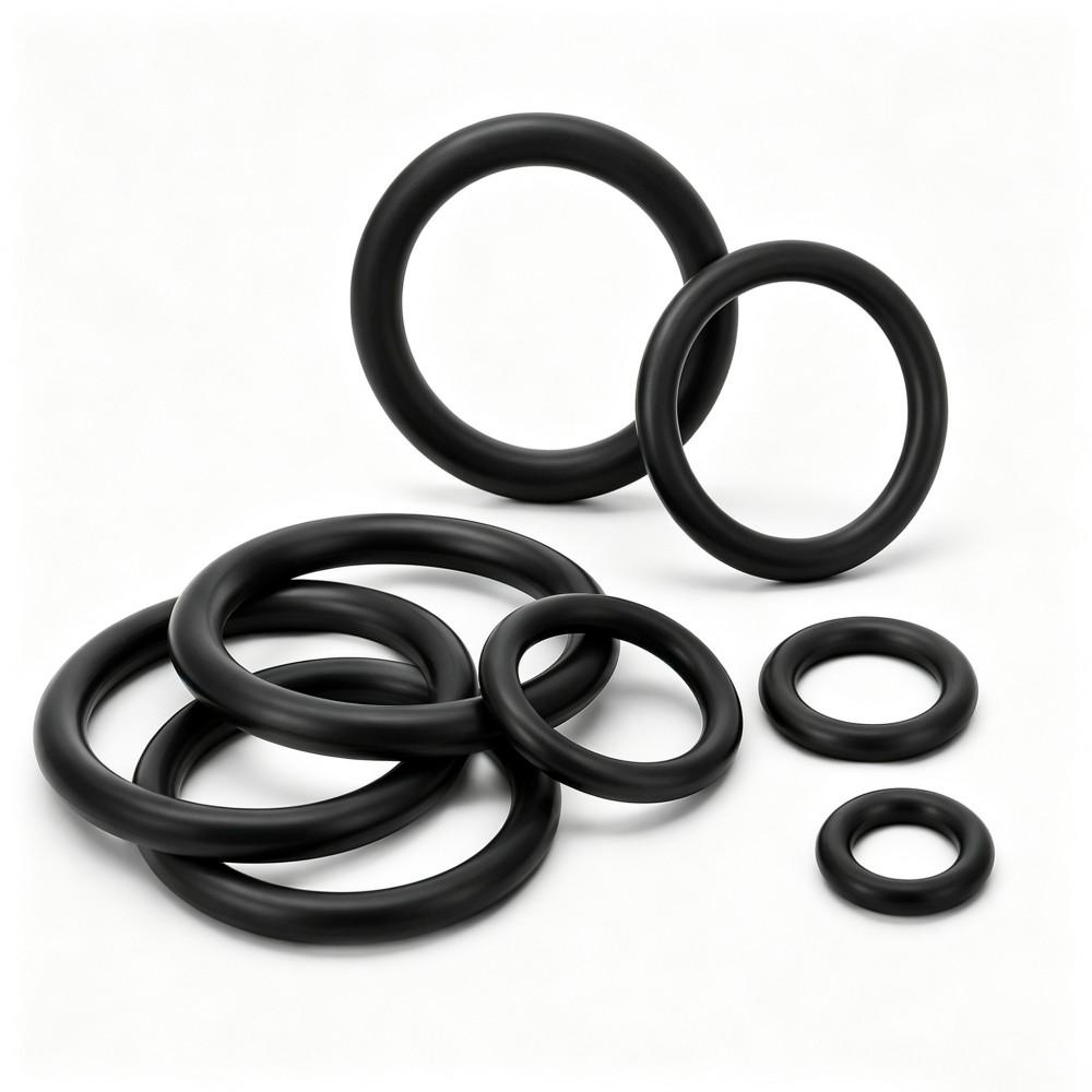 Black O Ring Seal Washer Kit CS2.65mm ID6-25mm NBR Nitrile Butadiene Waterproof Oil-Resistant Auto Accessorie O-Ring Gasket