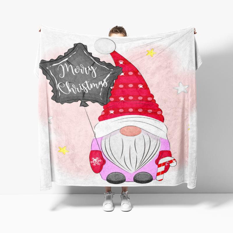 Dekoracja domu pluszowy koc Sofa koc Narzuta łóżko puszyste miękkie koce wystrój Kratka Nowoczesny Halloween Wesołych Świąt zima