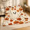 Geisterkürbis Halloween Korallenfleece Decke