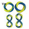 Washable Chew Toys for Dogs Dog Dental Tug Toy, Textured Woven Nylon Interactive Teeth Cleaning Large Over 33 Pounds Round or Figure 8 Design,