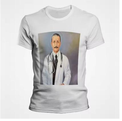 3D Printed Jose Gregorio Hernandez T-Shirt Men's Short Sleeve T-Shirt Summer Round