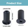 6Pcs Cable Routing Kits Furniture Wall Hole Bushing Cable Grommet Universals Cable Management Wire Organizers Easy Use