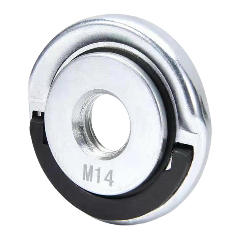 Angle Grinder Flange Nut M14 Threaded Flange Locking Nut Angle Grinding Tool Flange Nut M14 Quick Release Locking Parts