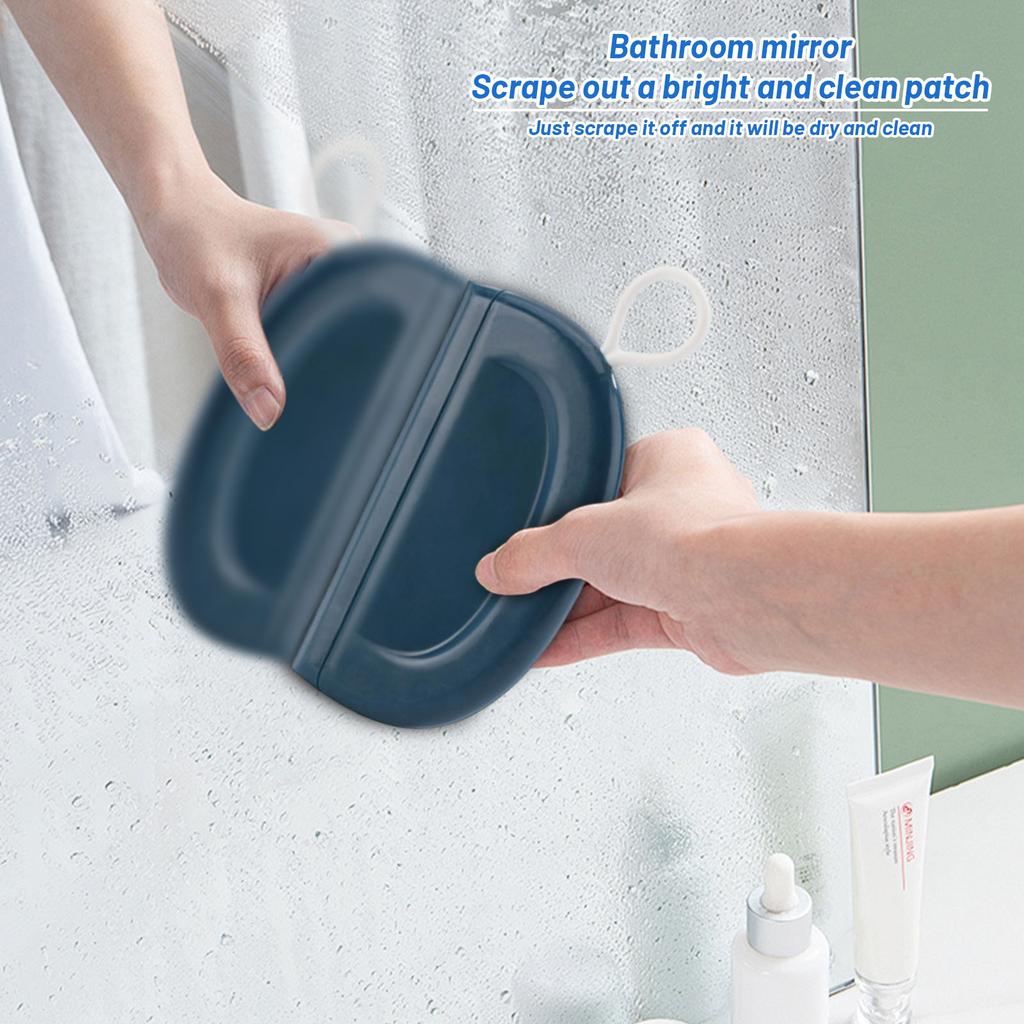 Raspador Limpador Doméstico Limpador de Vidro de Banheiro Ferramenta de Limpeza de Silicone Raspador Multifuncional de Banheiro